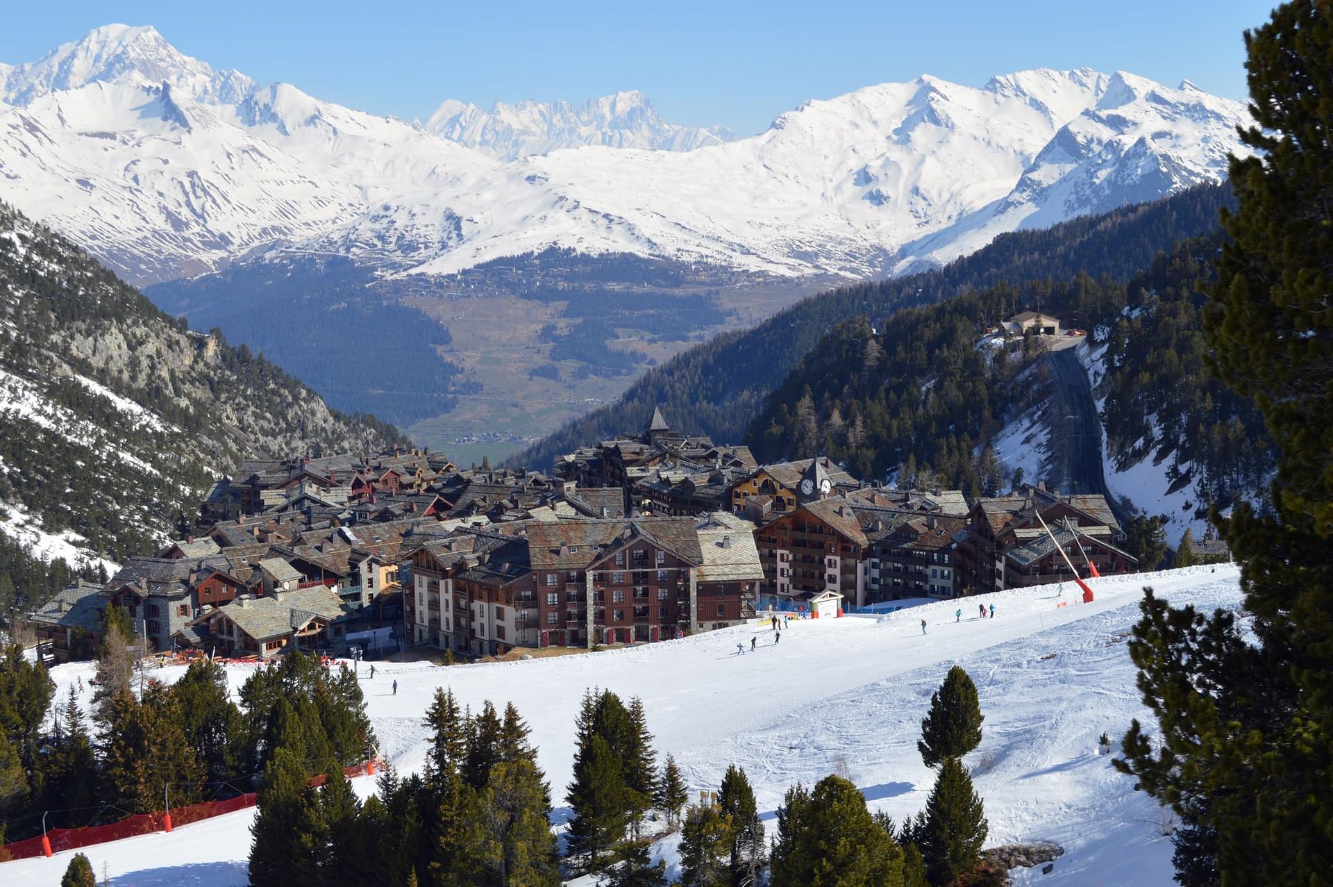 Arc 1950, vue d'hiver