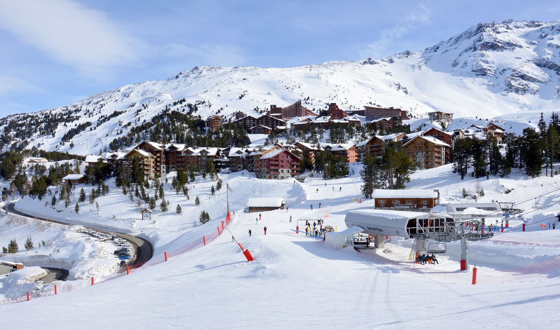 Arc 2000, vista de invierno