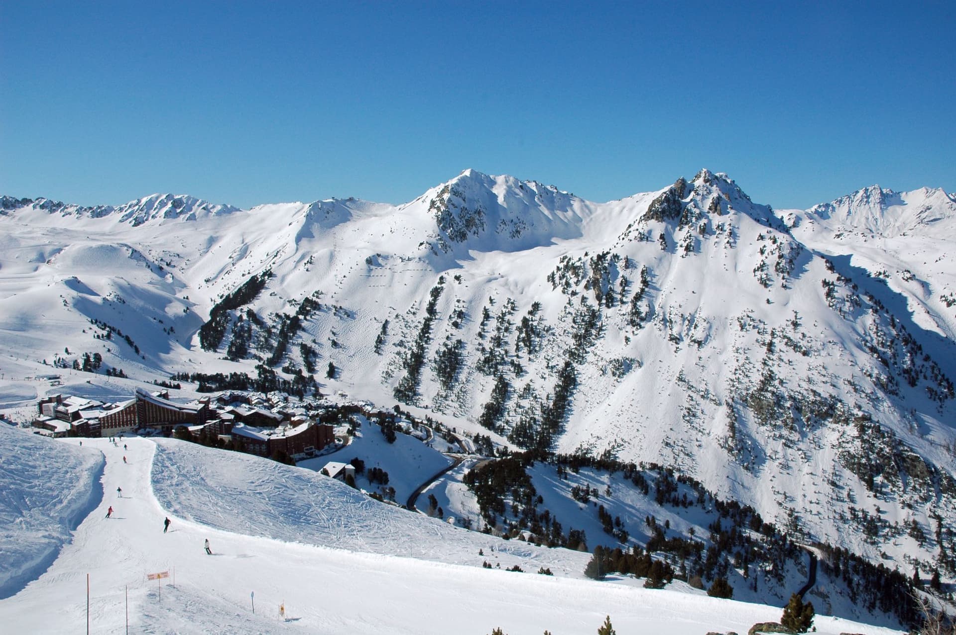 Arc 2000, vista de invierno