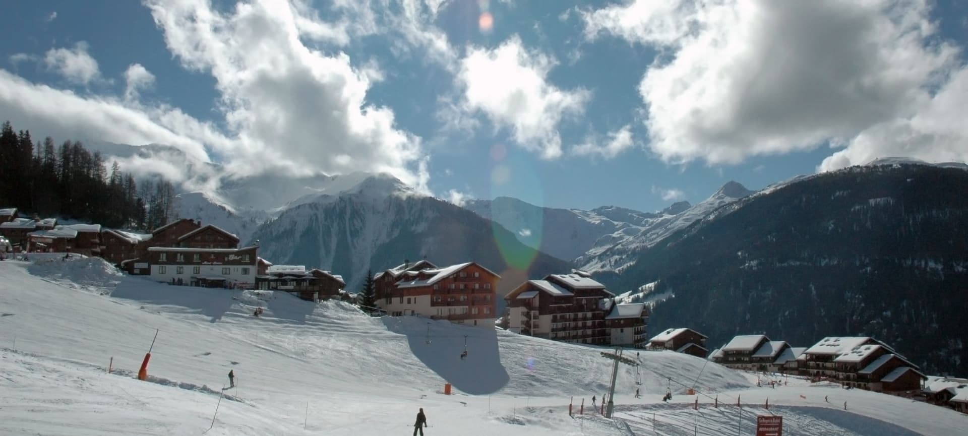 Peisey-Vallandry, vista de inverno